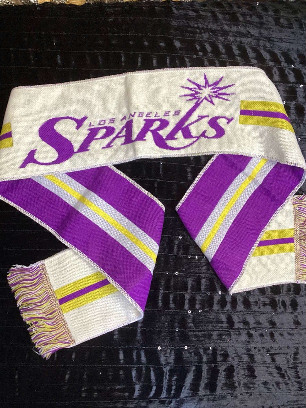 Los Angeles SPARKS Purple & White Team Scarf